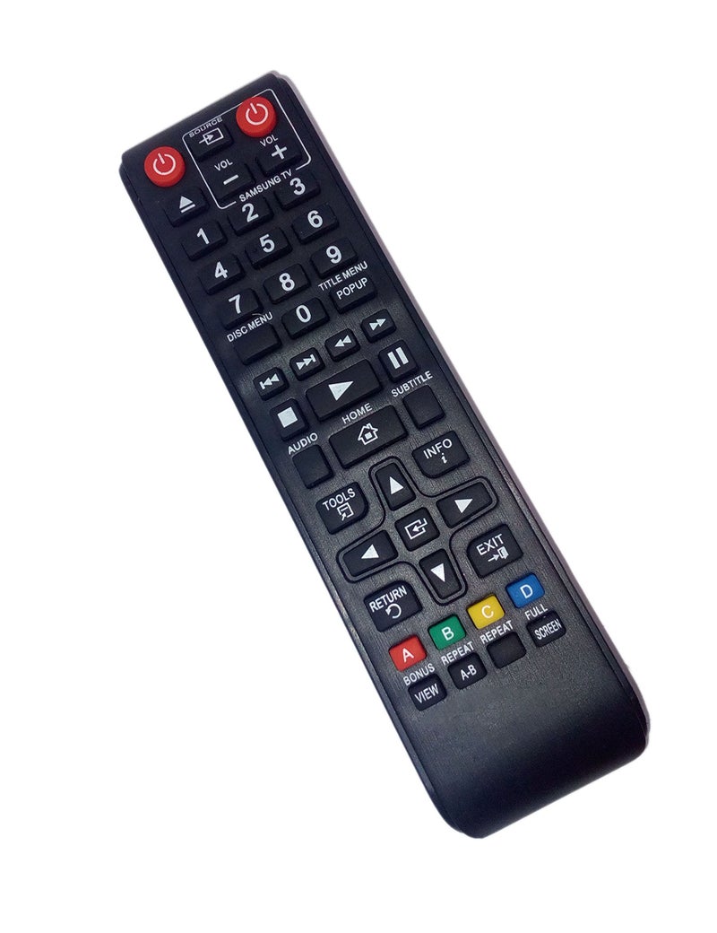 JustFine Replaced Remote Control Compatible for Samsung BD-FM51C BD-HM59C BD-JM51 BD-JM57C/ZA BD-JM57ZA BD Blu-Ray DVD Disc Player - Image 1